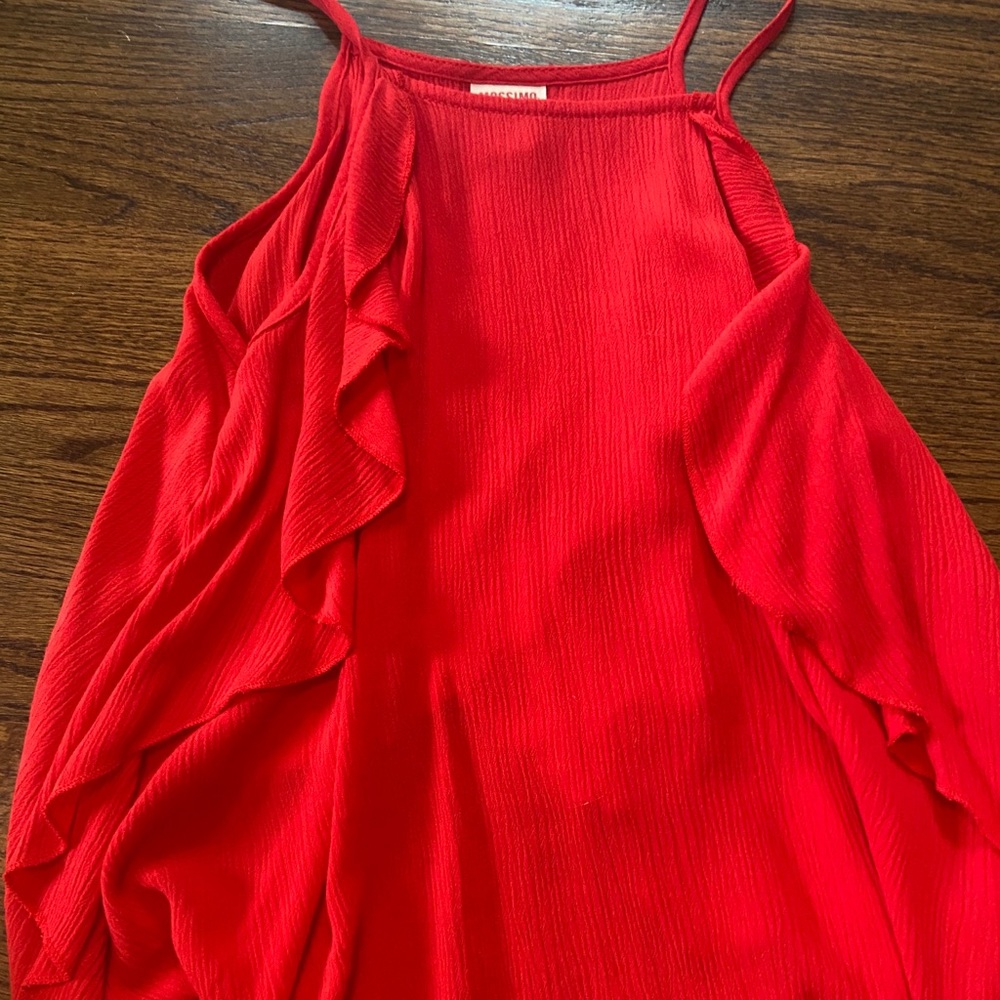 Red mossimo tank